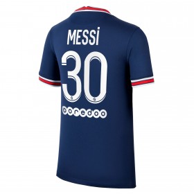 Fußballtrikots Paris Saint-Germain Lionel Messi 30 2021-2022 Kurzarm Heimtrikotsatz kaufen
